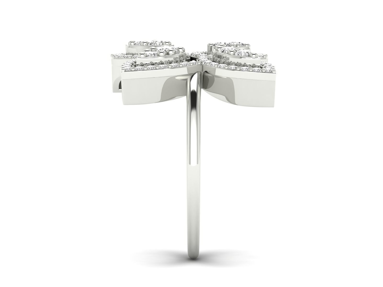 Women Ring 3dm stl render detail 3D print model_13