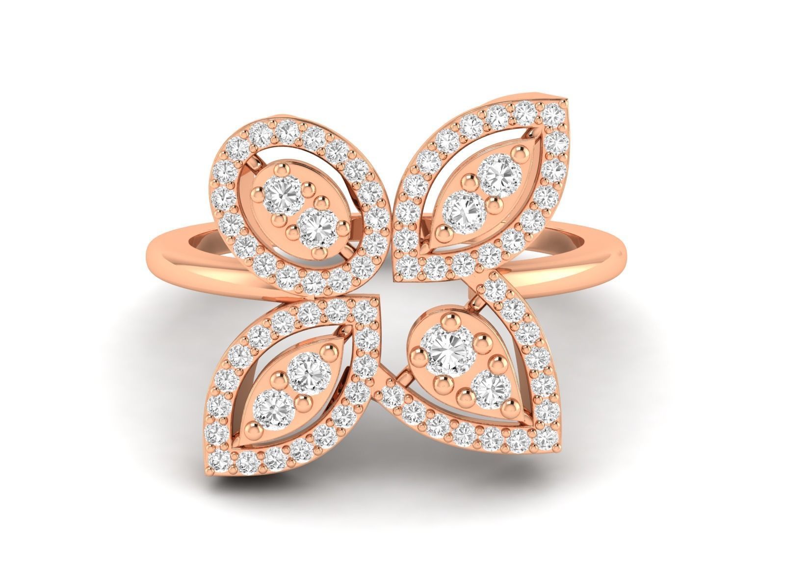 Women Ring 3dm stl render detail 3D print model_7