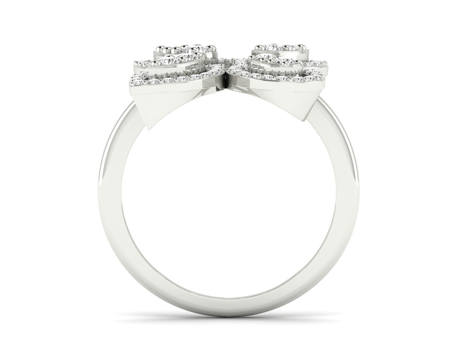 Women Ring 3dm stl render detail 3D print model_10