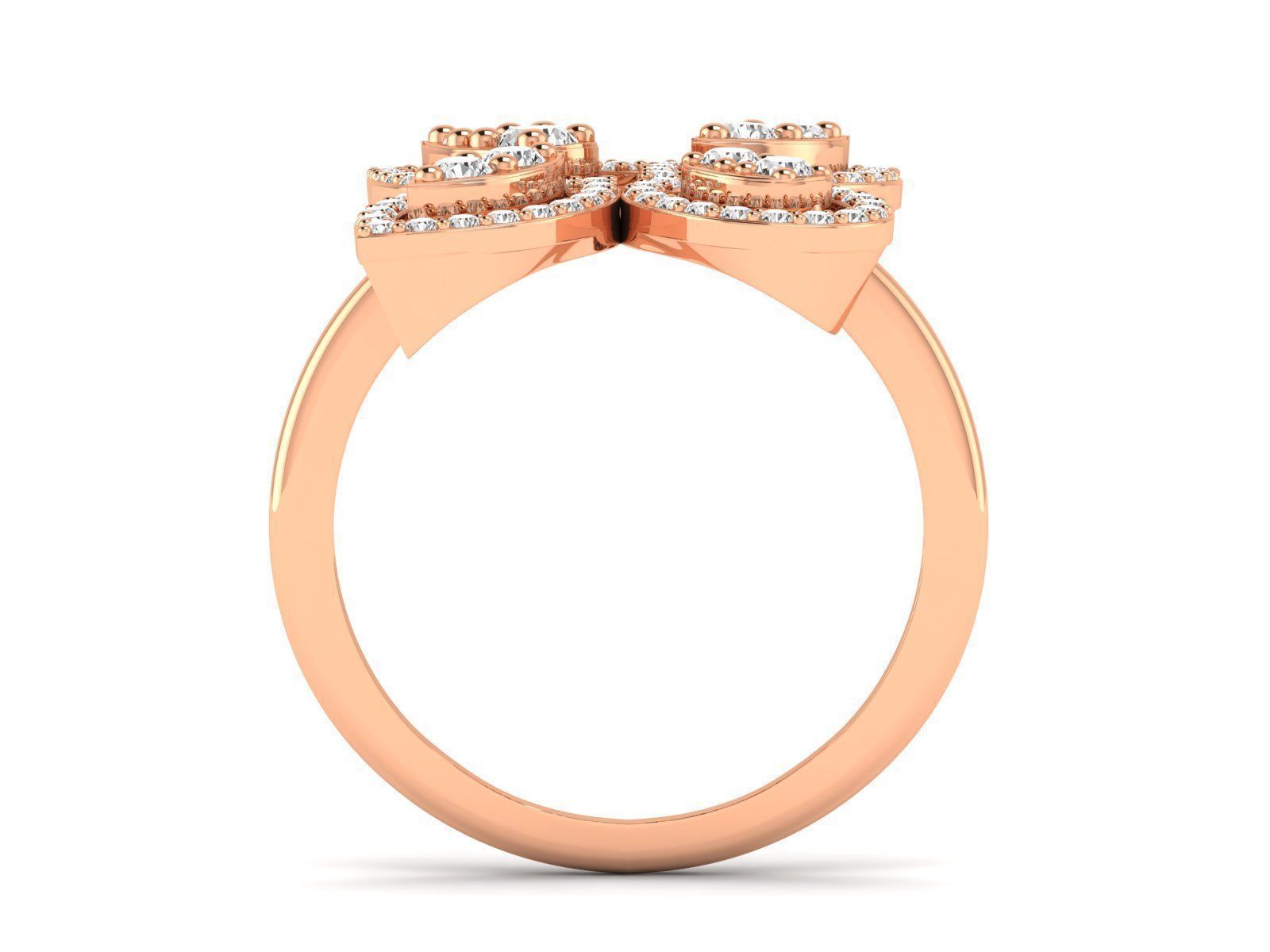 Women Ring 3dm stl render detail 3D print model_3