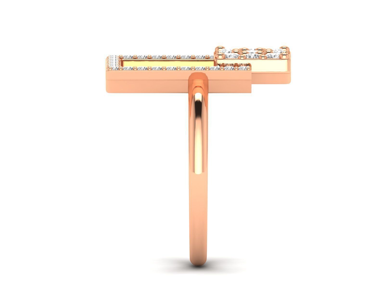 Women Ring 3dm stl render detail 3D print model_6