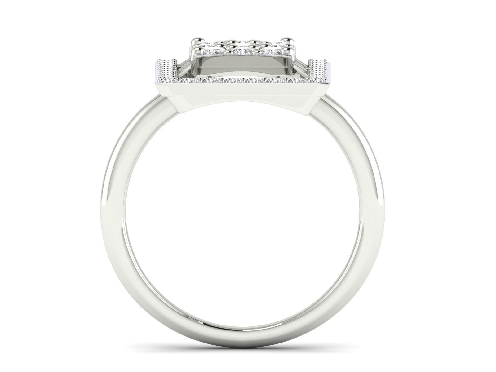 Women Ring 3dm stl render detail 3D print model_12