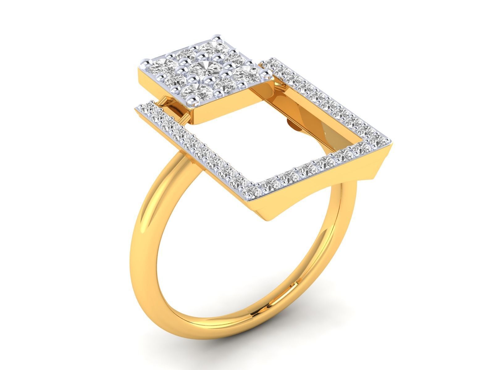 Women Ring 3dm stl render detail 3D print model_18
