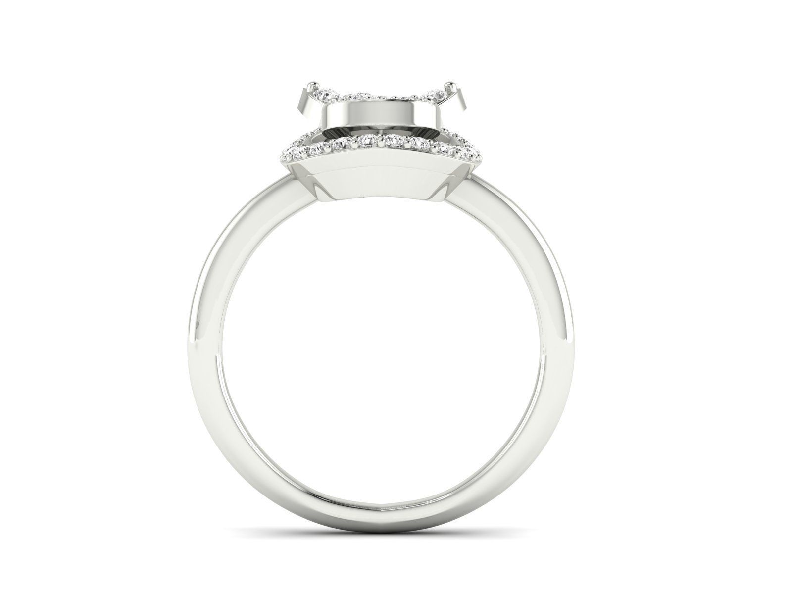 Women Ring 3dm stl render detail 3D print model_10