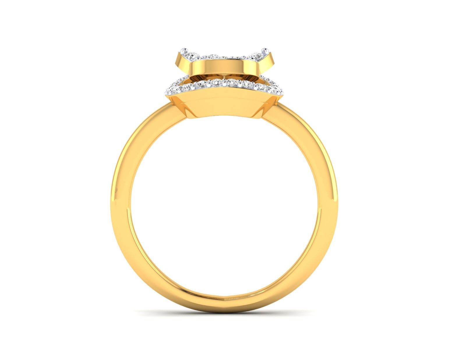 Women Ring 3dm stl render detail 3D print model_19