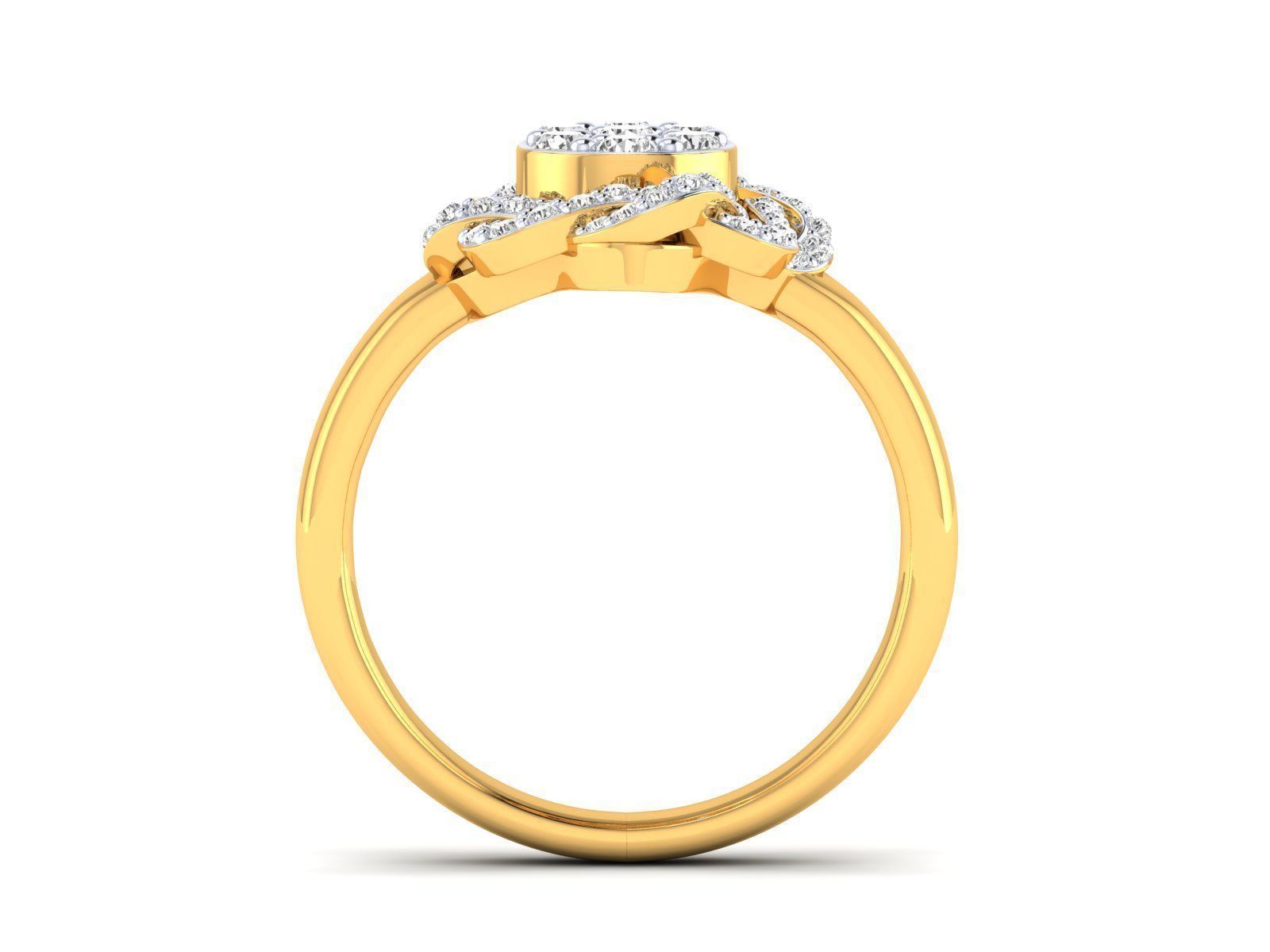 Women Ring 3dm stl render detail 3D print model_18