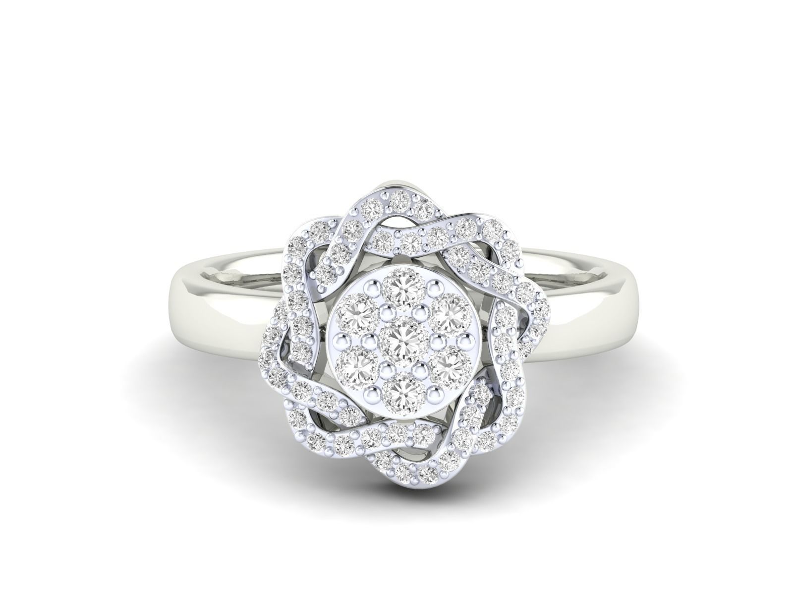 Women Ring 3dm stl render detail 3D print model_15