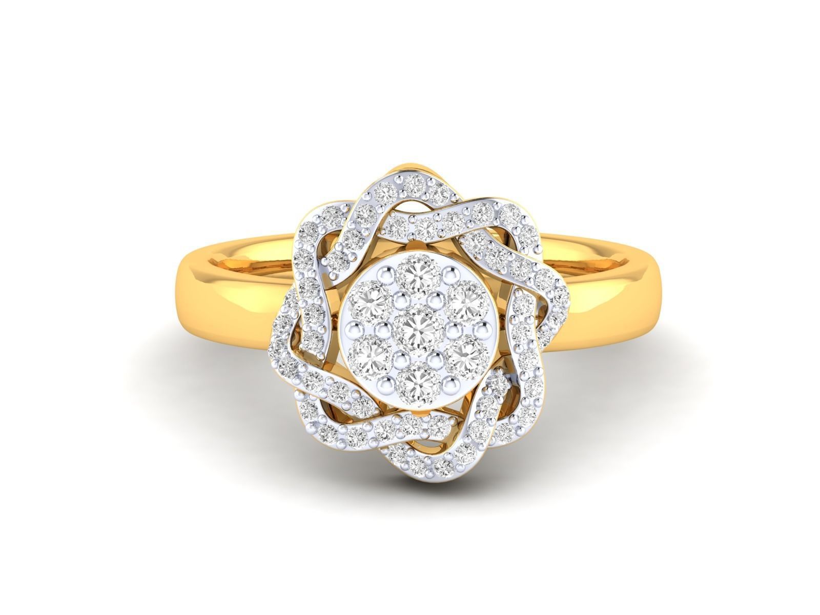 Women Ring 3dm stl render detail 3D print model_23