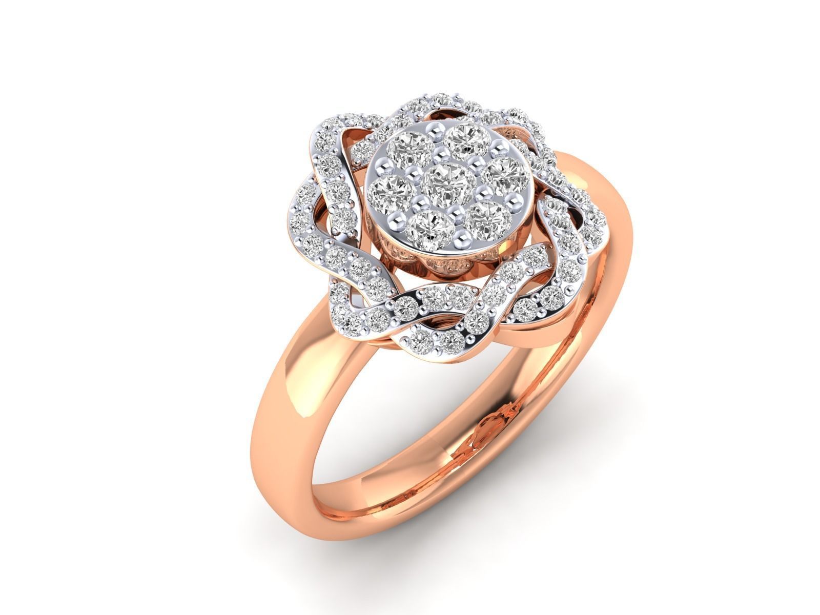 Women Ring 3dm stl render detail 3D print model_2