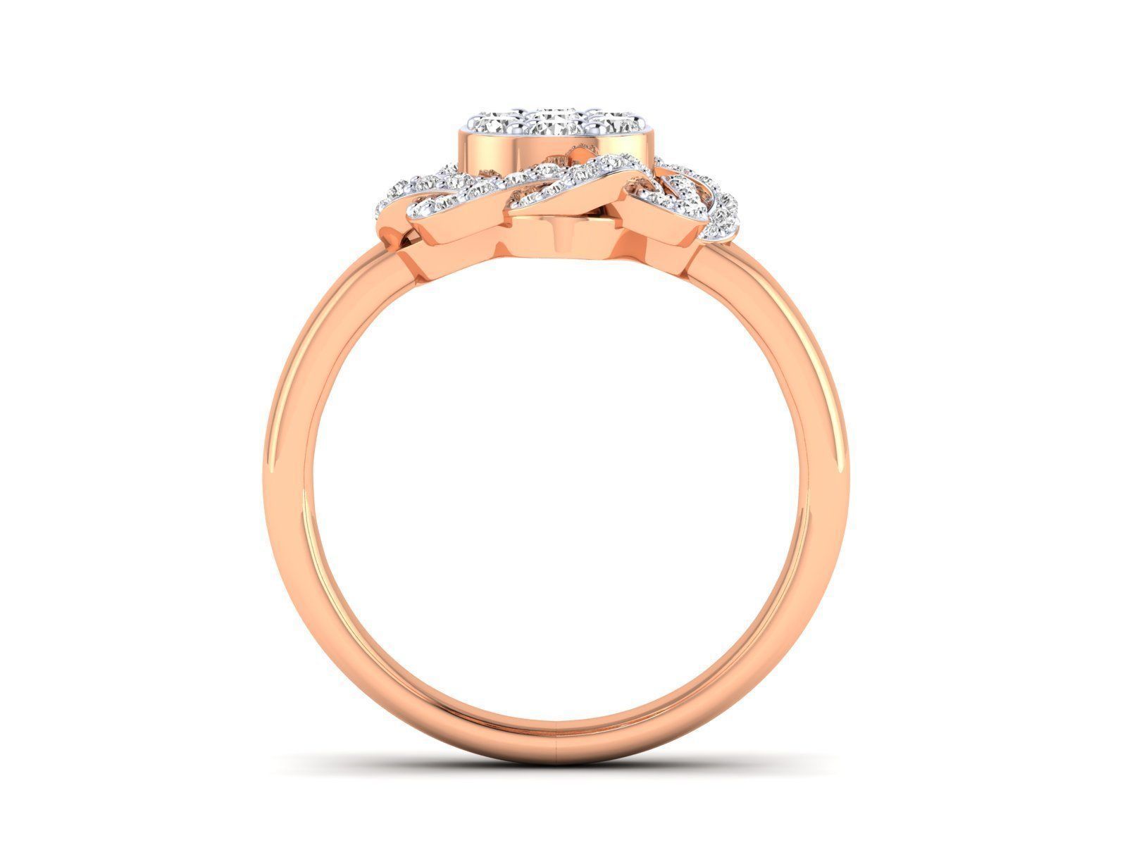 Women Ring 3dm stl render detail 3D print model_3