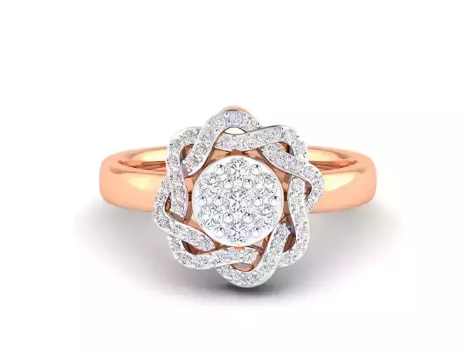 Women Ring 3dm stl render detail 3D print model