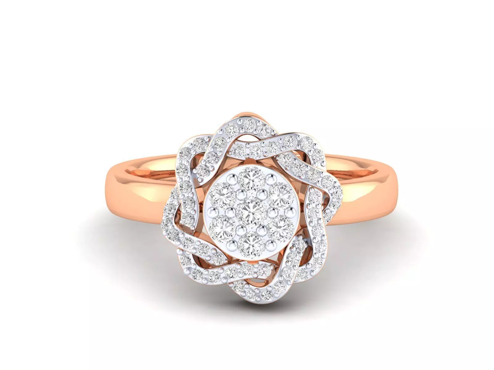 Women Ring 3dm stl render detail 3D print model_0