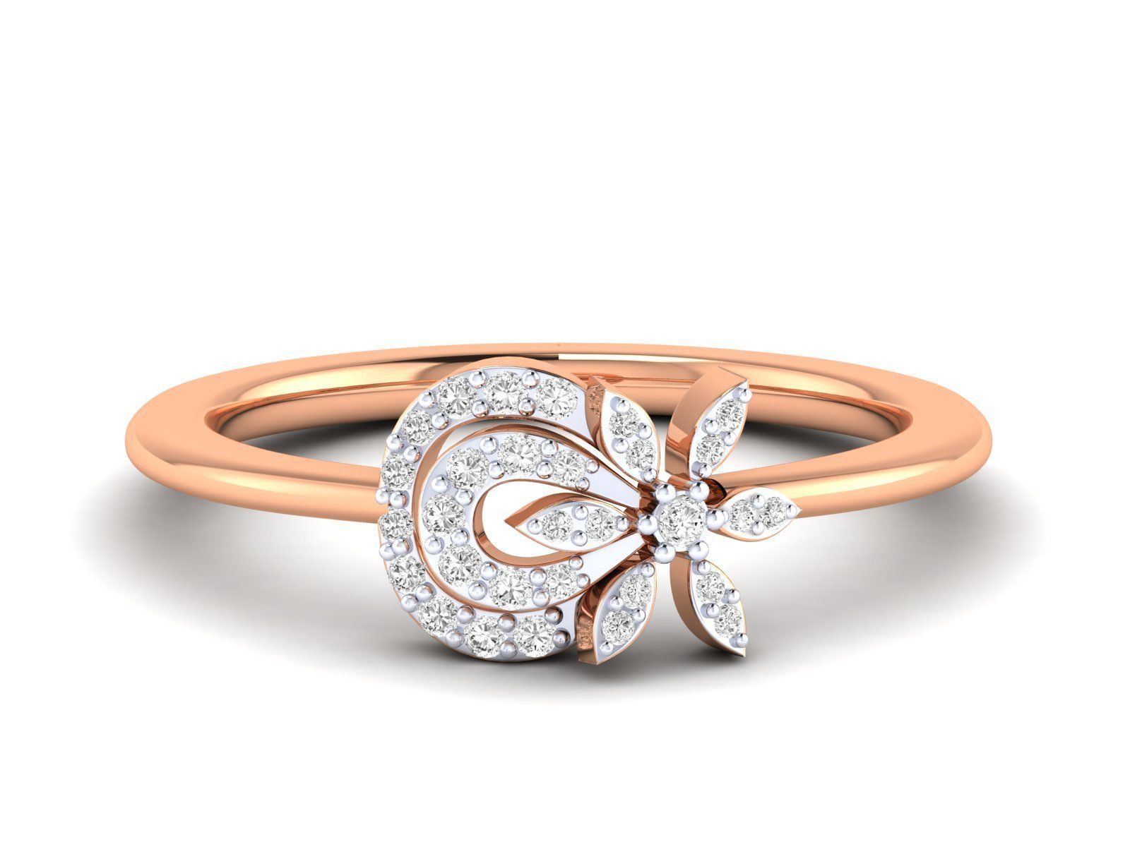 Women Ring 3dm stl render detail