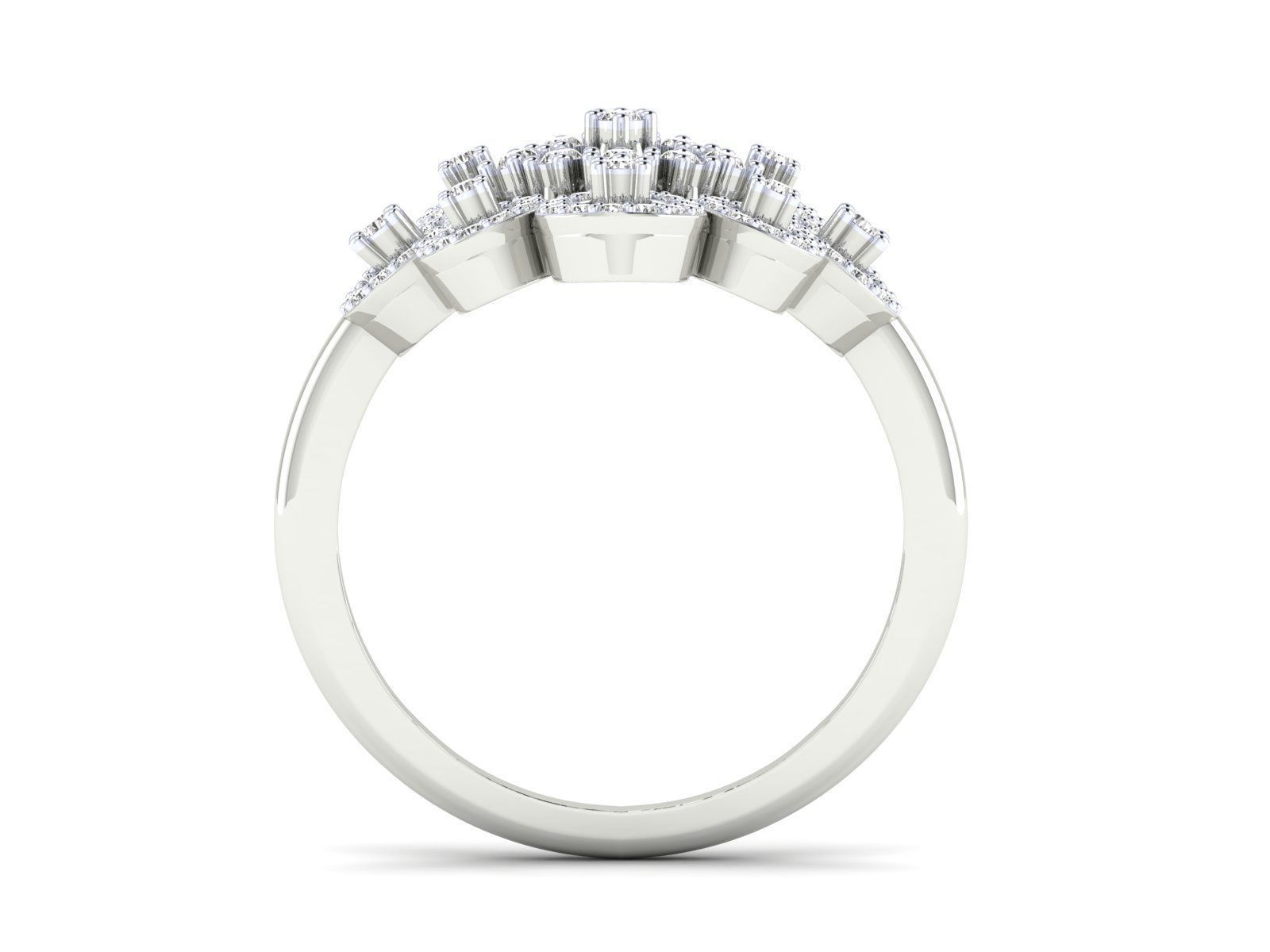 Women Ring 3dm stl render detail 3D print model_10