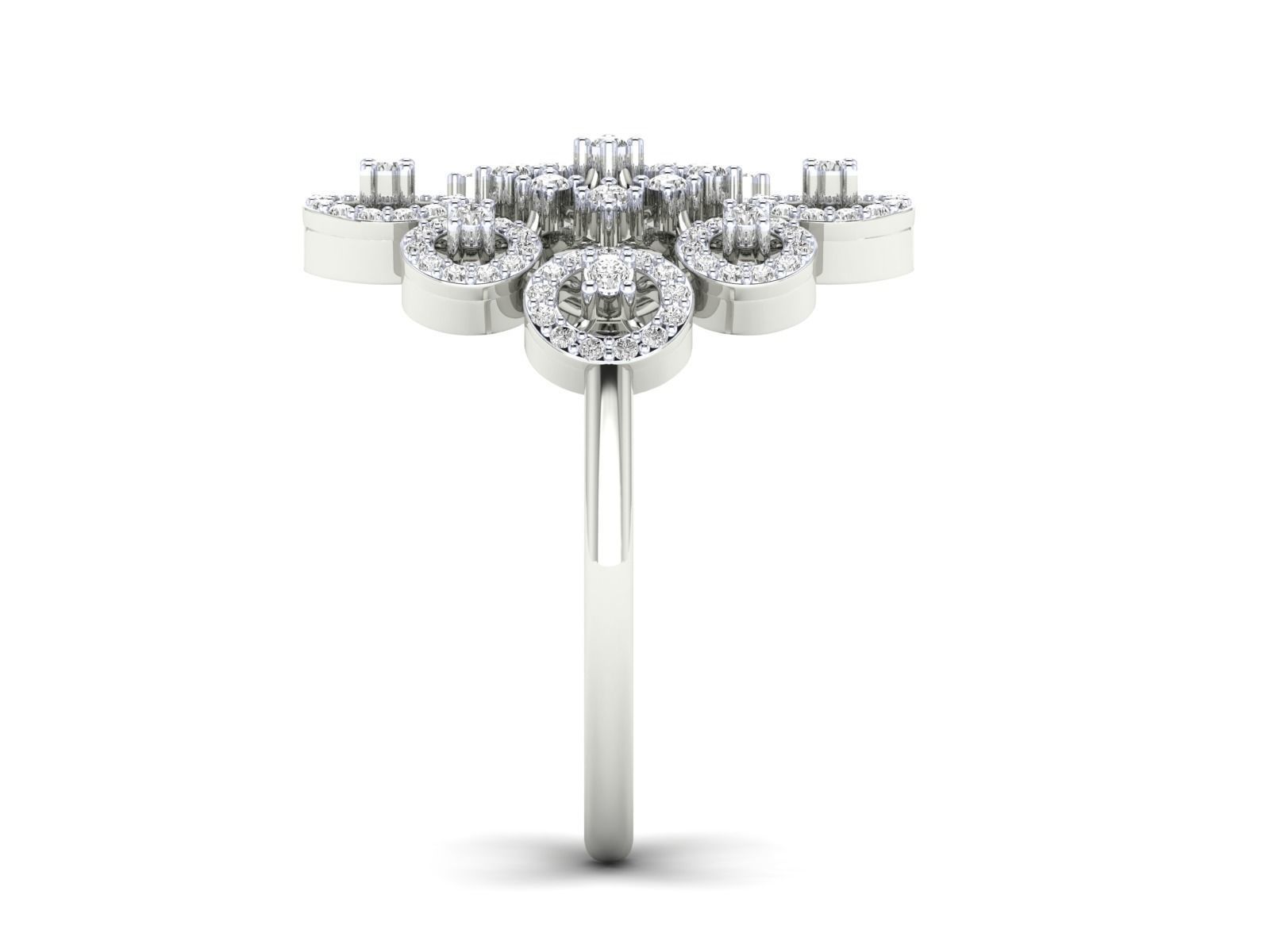 Women Ring 3dm stl render detail 3D print model_13