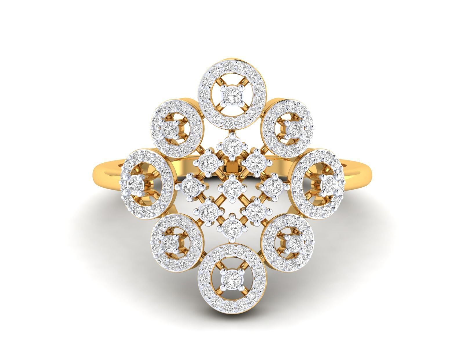 Women Ring 3dm stl render detail 3D print model_23