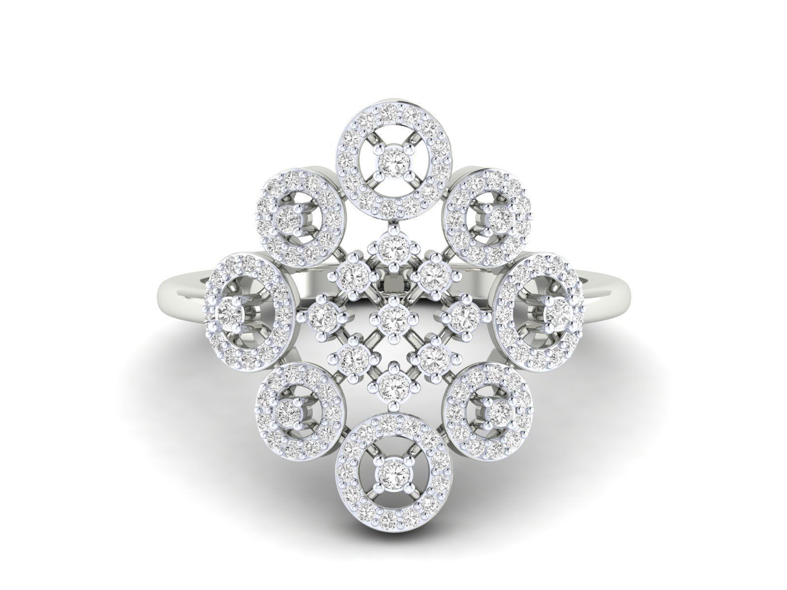 Women Ring 3dm stl render detail 3D print model_14