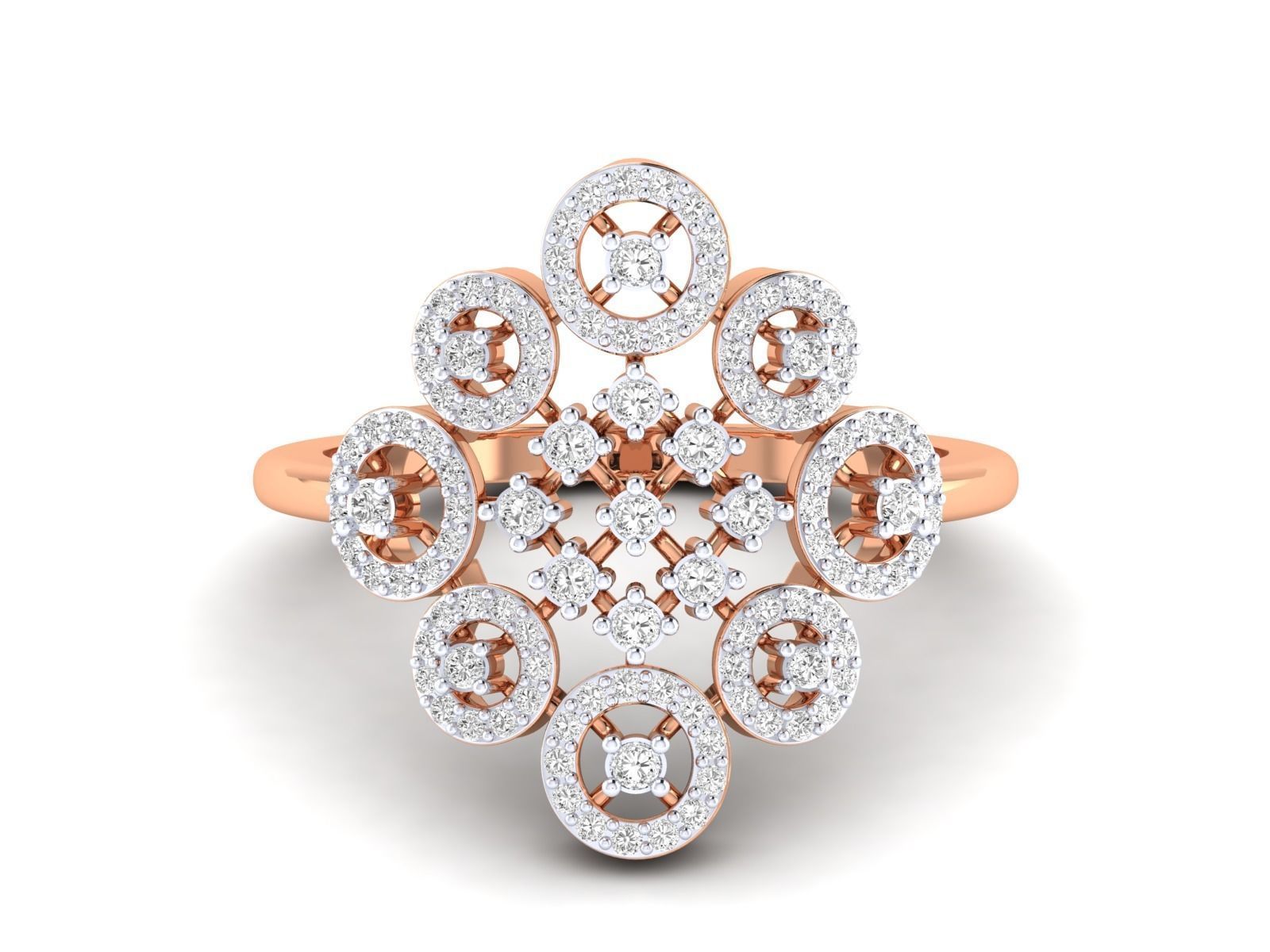 Women Ring 3dm stl render detail 3D print model_7