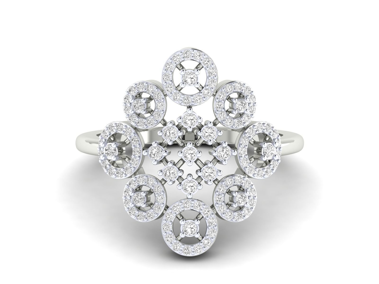 Women Ring 3dm stl render detail 3D print model_15