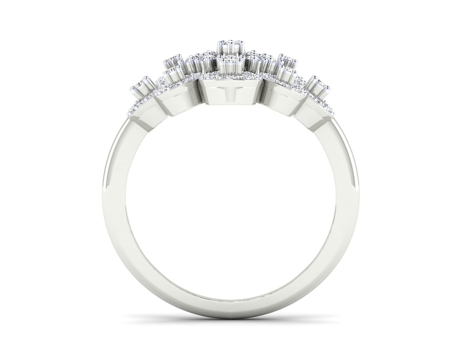 Women Ring 3dm stl render detail 3D print model_11