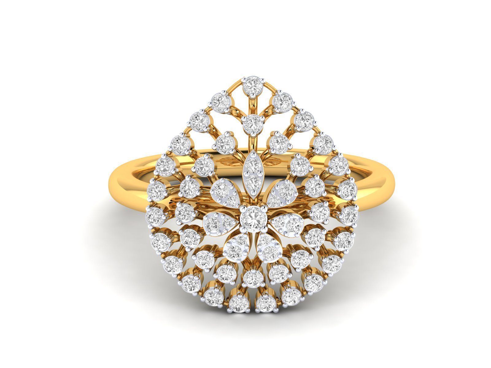 Women Ring 3dm stl render detail 3D print model_22