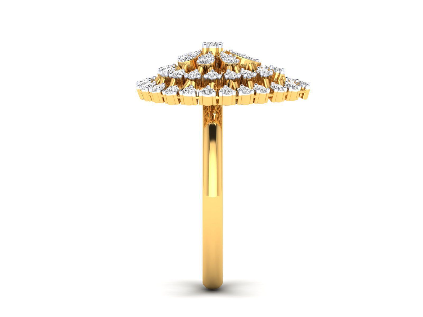 Women Ring 3dm stl render detail 3D print model_20