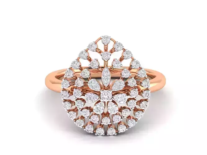 Women Ring 3dm stl render detail 3D print model