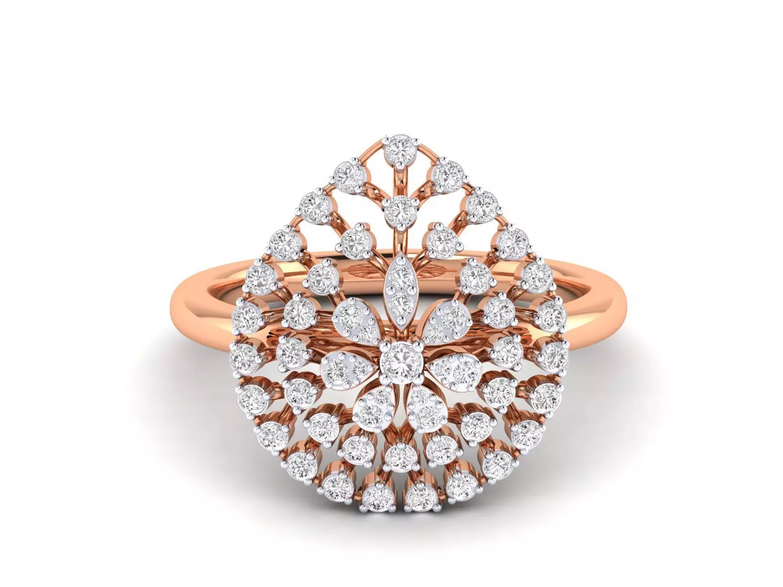 Women Ring 3dm stl render detail 3D print model_0