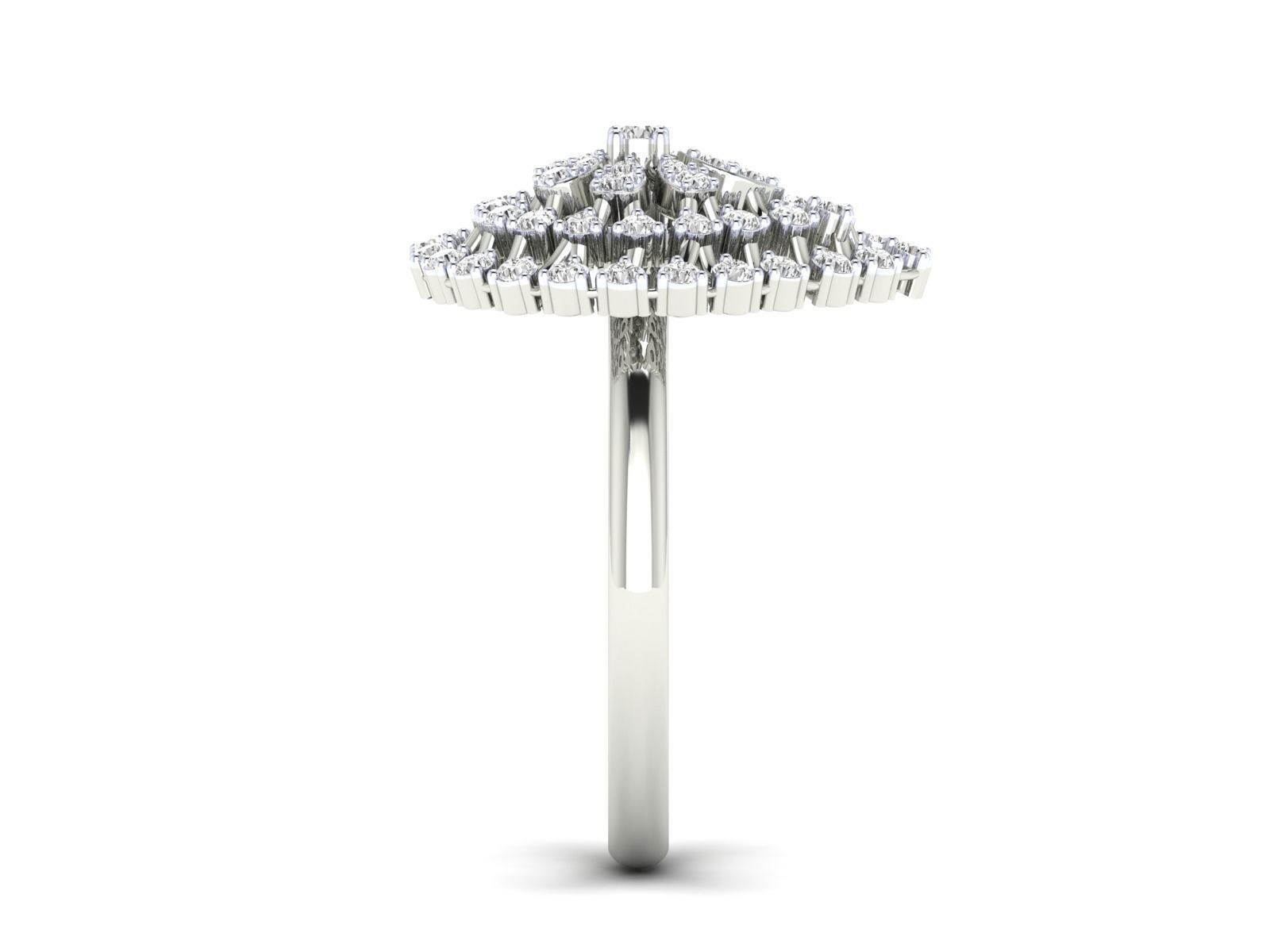 Women Ring 3dm stl render detail 3D print model_8