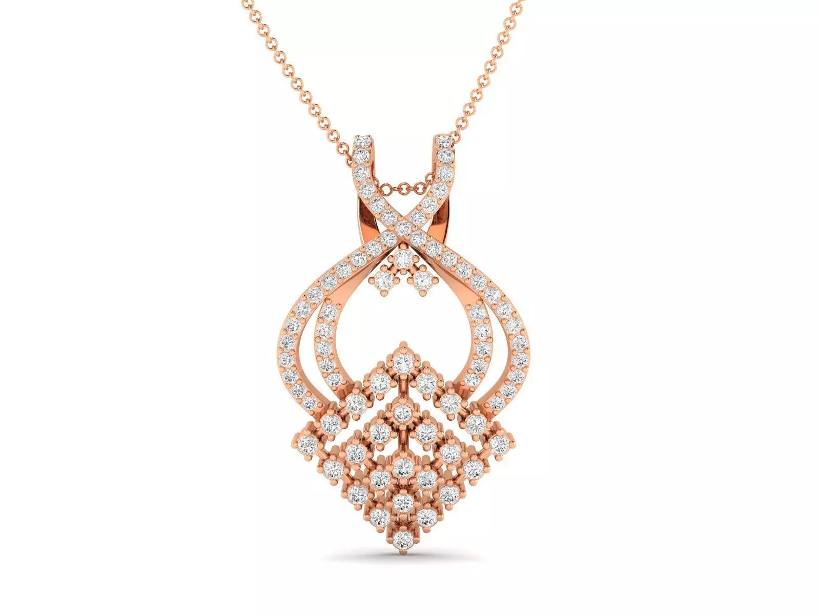 Women pendant 3dm stl render detail 3D print model_0