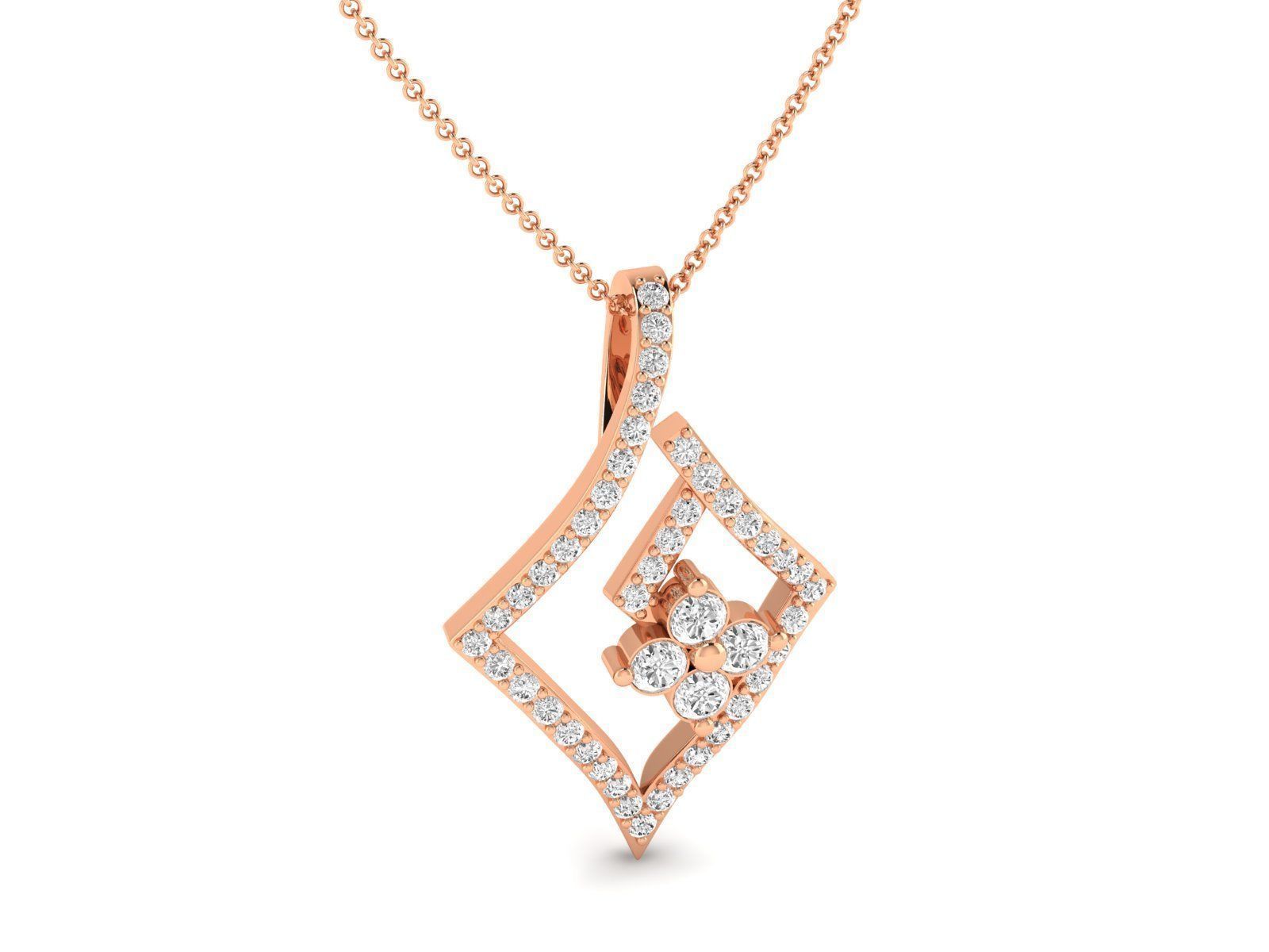 Women pendant 3dm stl render detail 3D print model_1