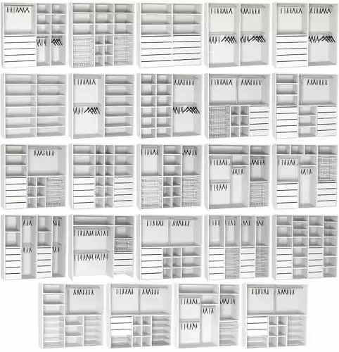 Ultimate 90 Wardrobes Pack for Interior Designer