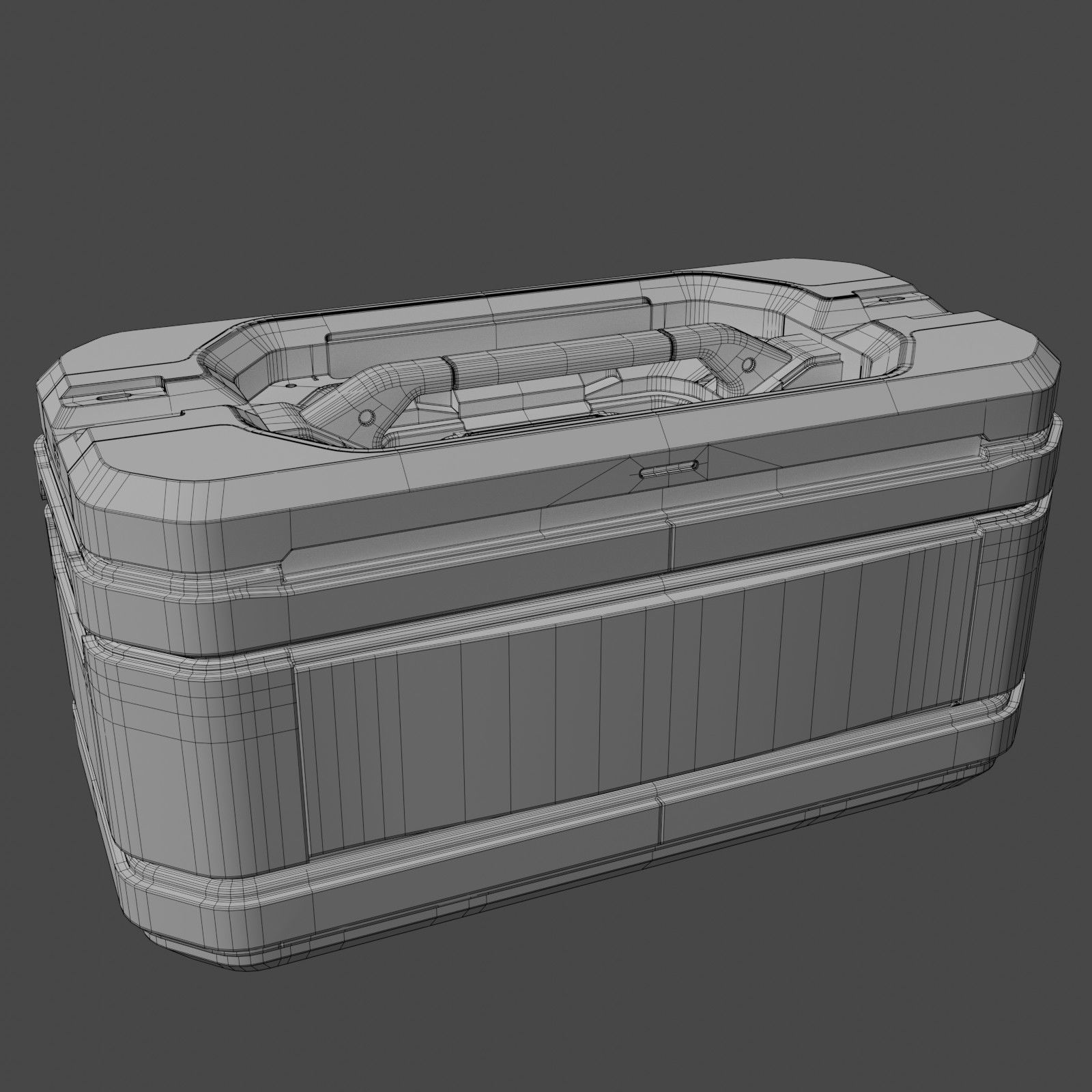 Sci-Fi Storage Crate 3D model_30