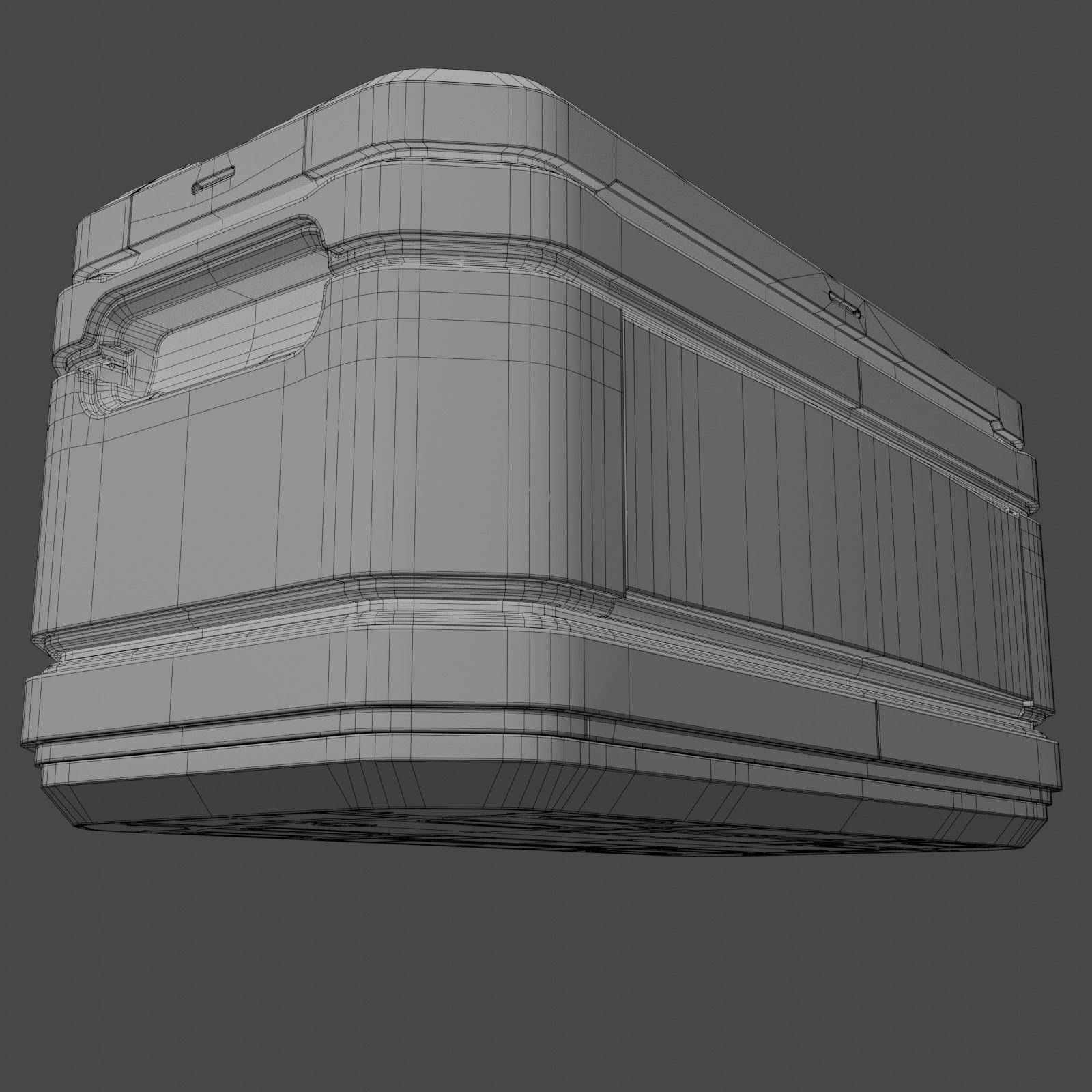 Sci-Fi Storage Crate 3D model_33