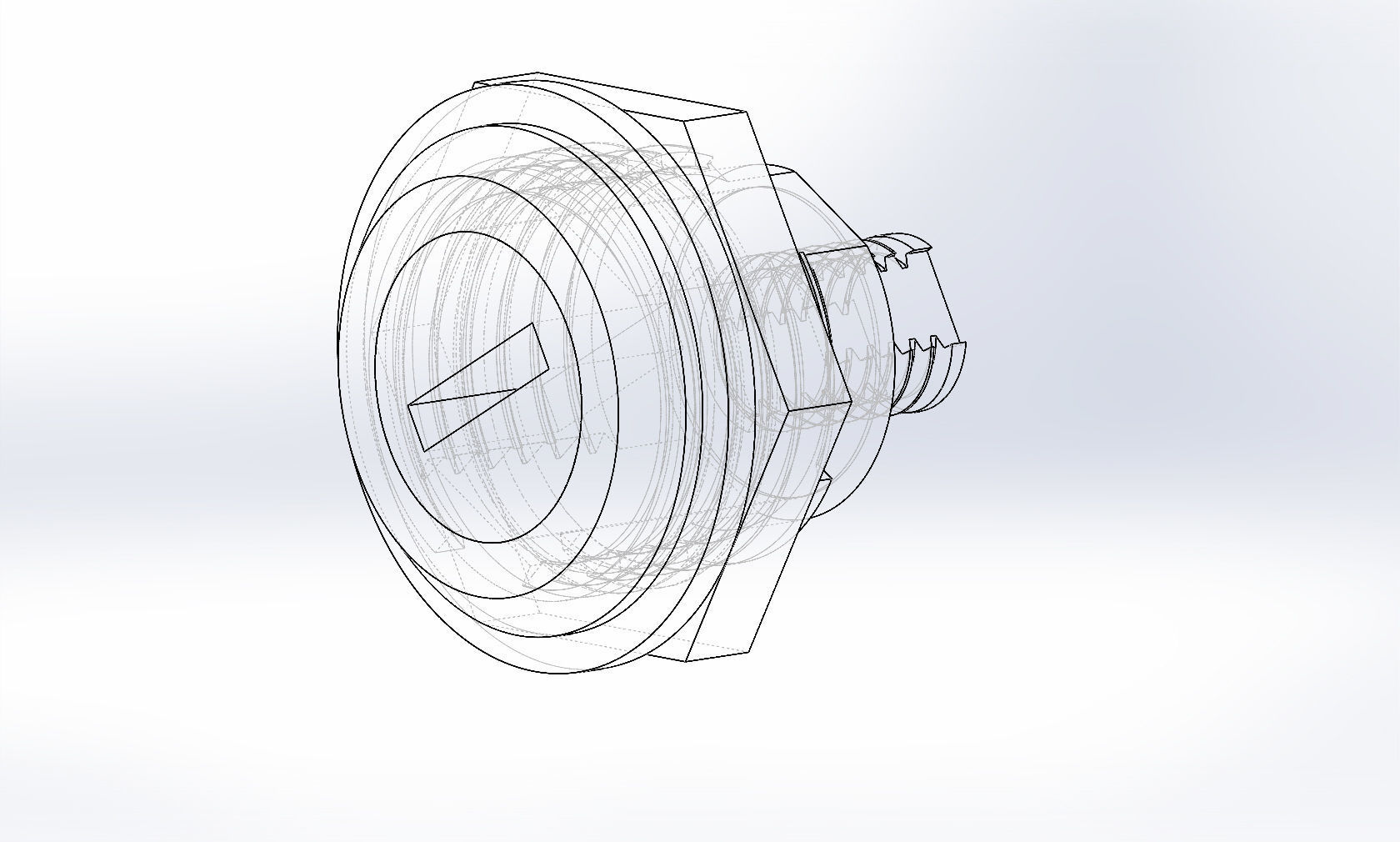 Door Lock Free 3D model_3