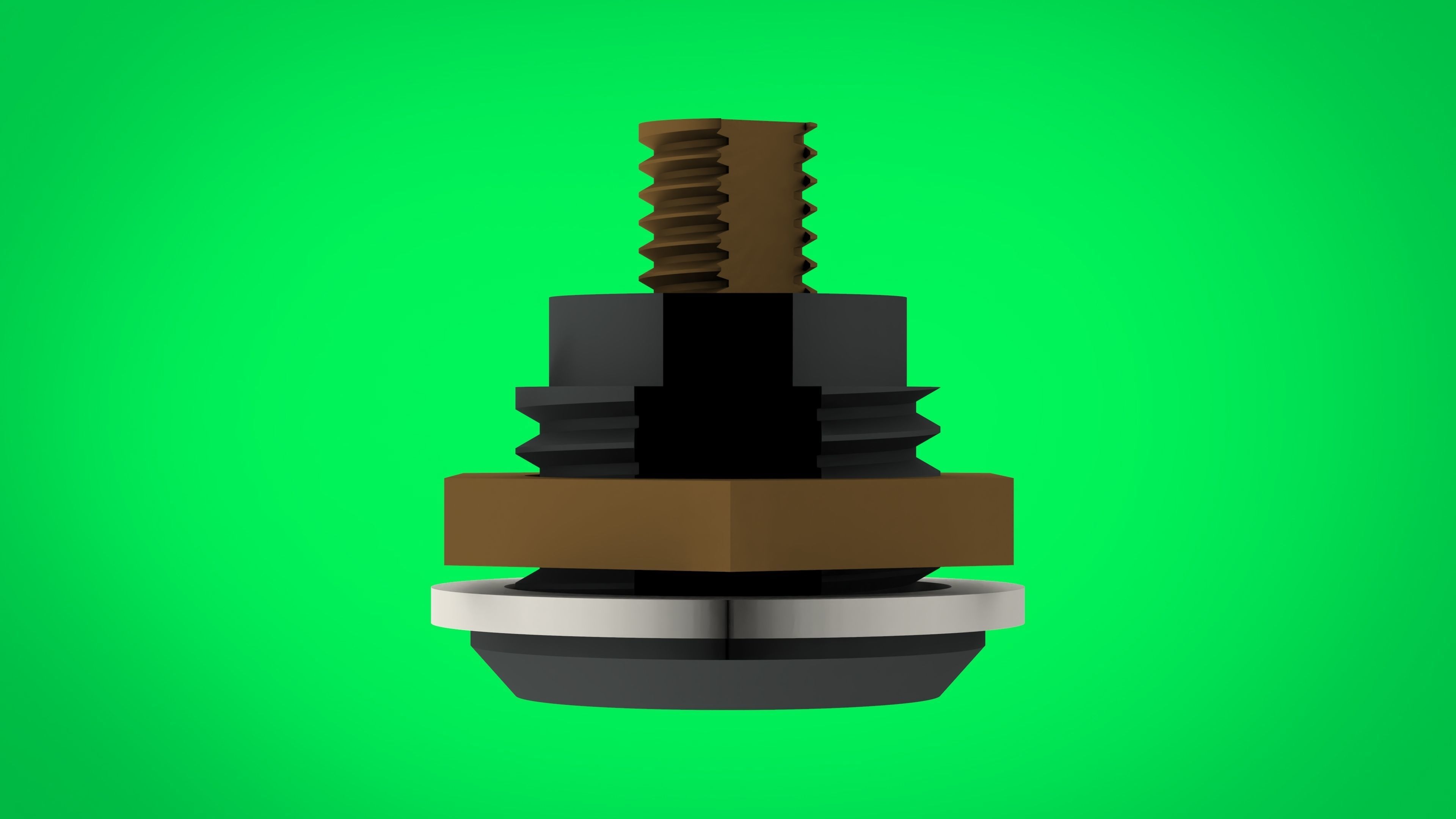 Door Lock Free 3D model_6