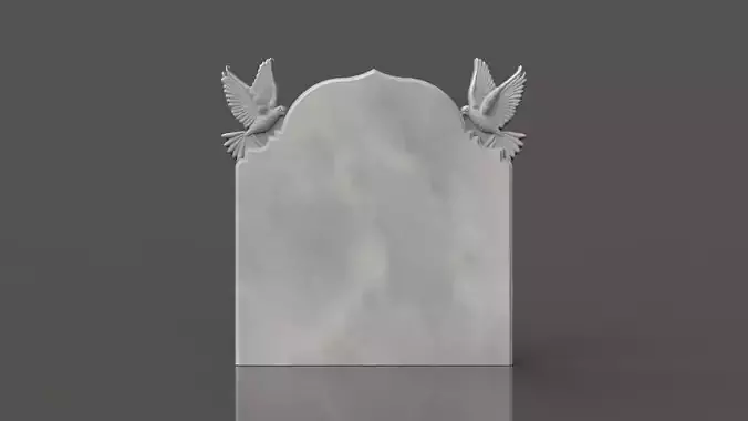 Tombstone with Dove
