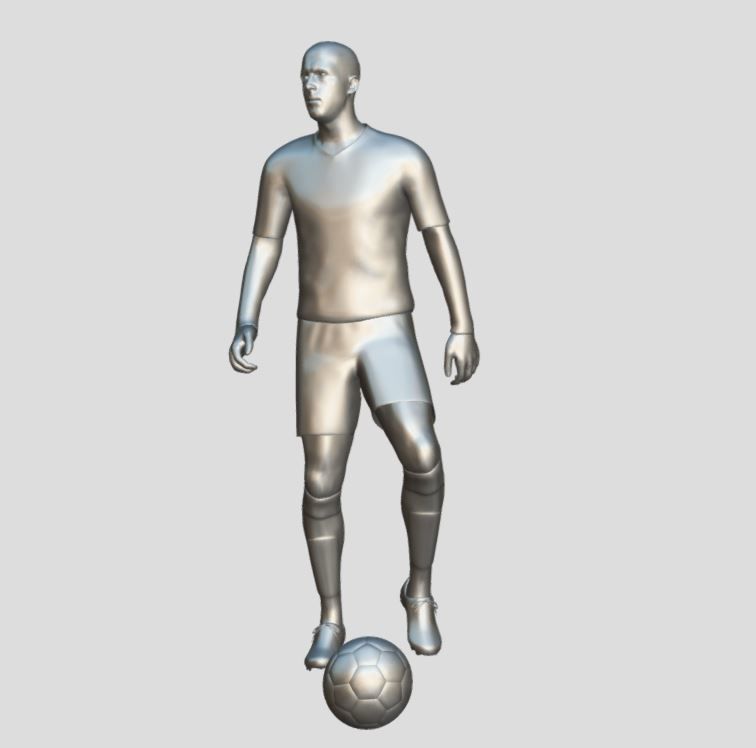 Eden Hazard Real Madrid rigged Low-poly 3D model_7
