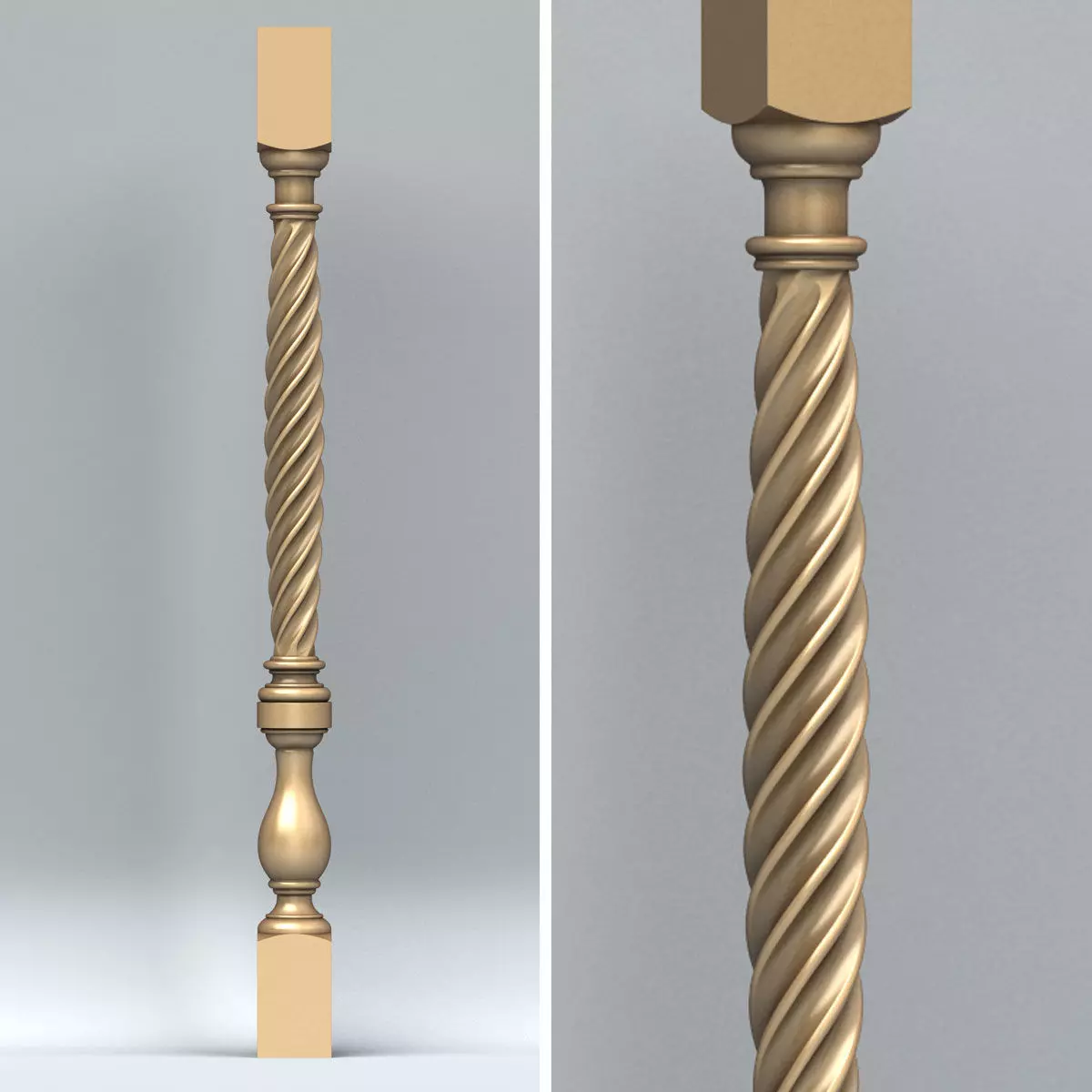 Baluster 012 3D model_0