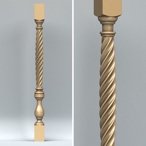 Baluster 012 3D model