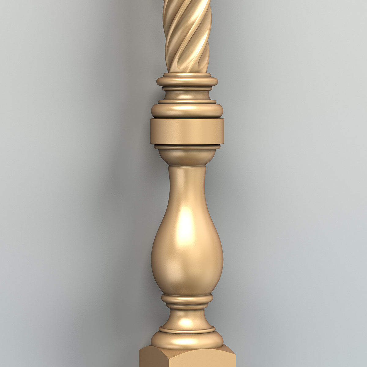 Baluster 012 3D model_3