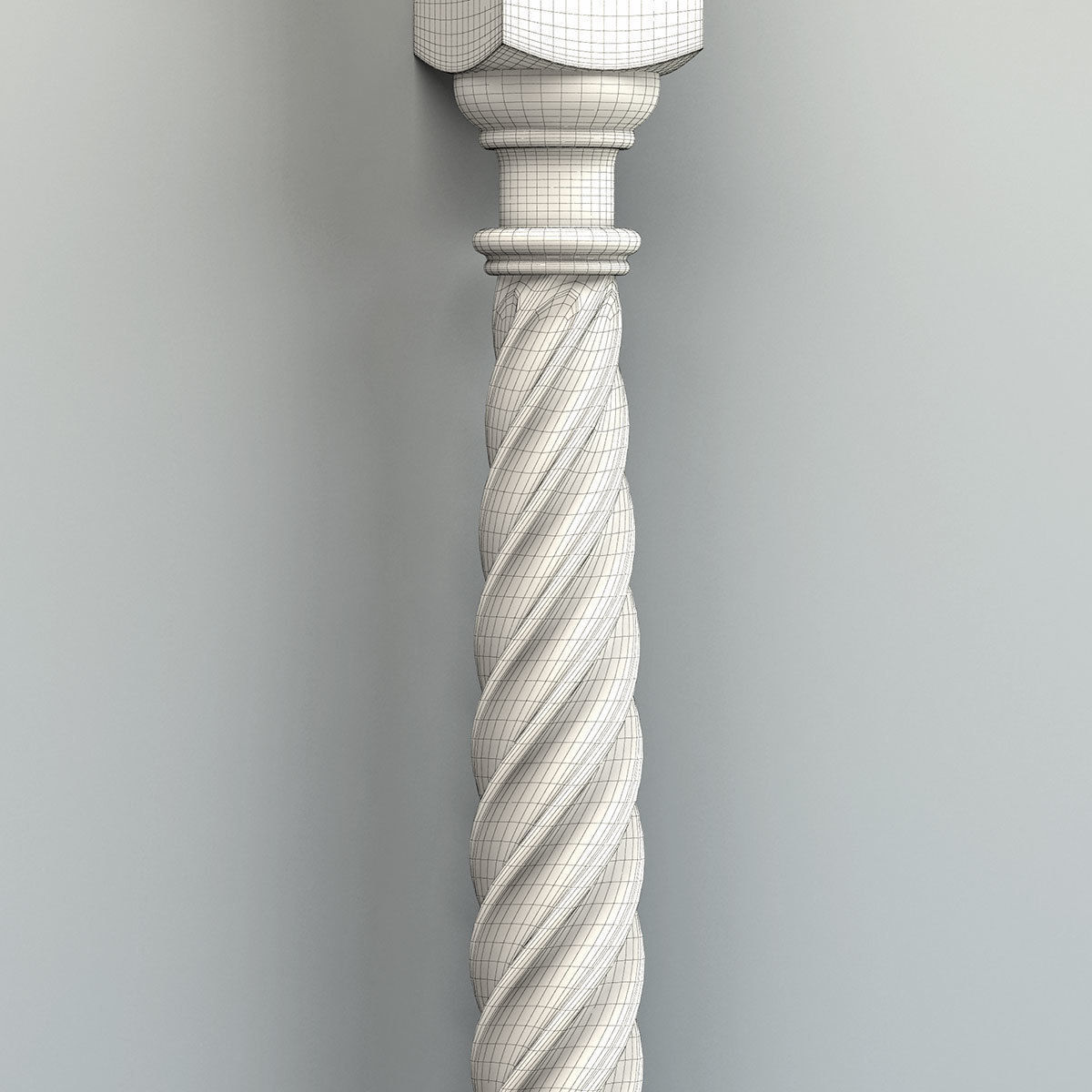 Baluster 012 3D model_8