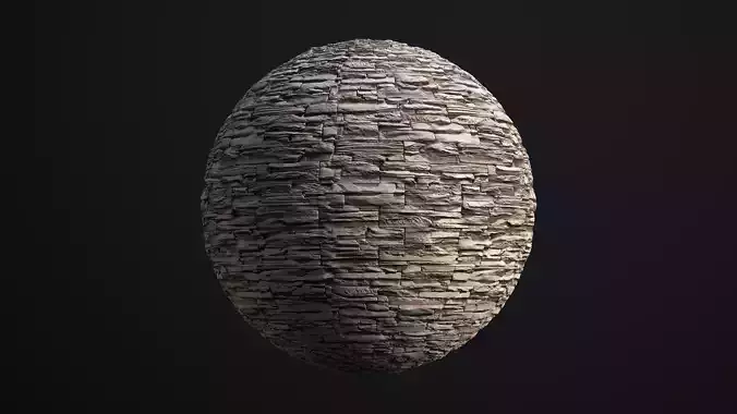 Stone Wall PBR Seamless