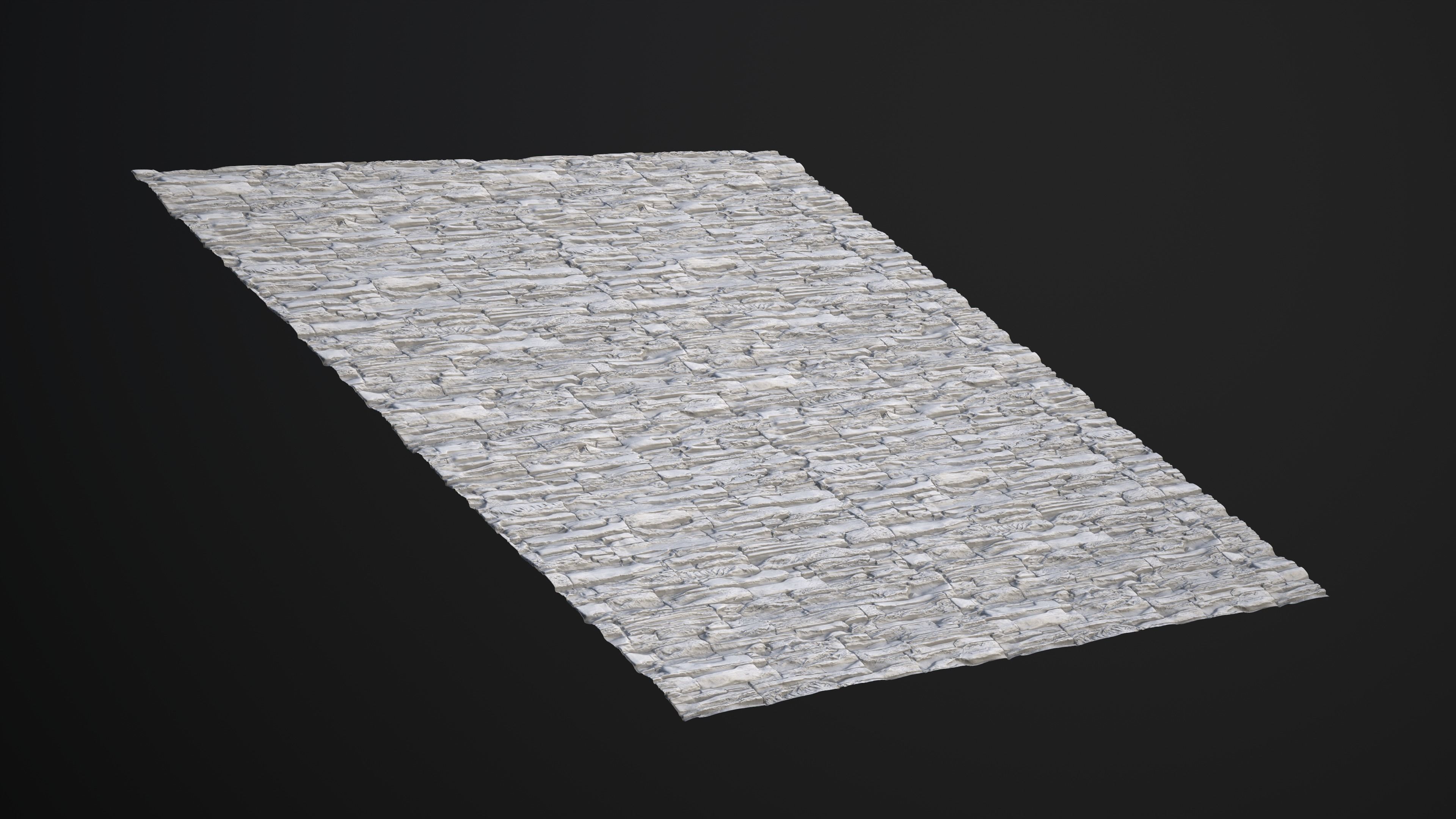Stone Wall PBR Seamless Texture_3
