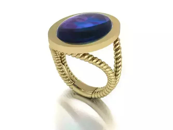 Oval Cabochon Ring  219