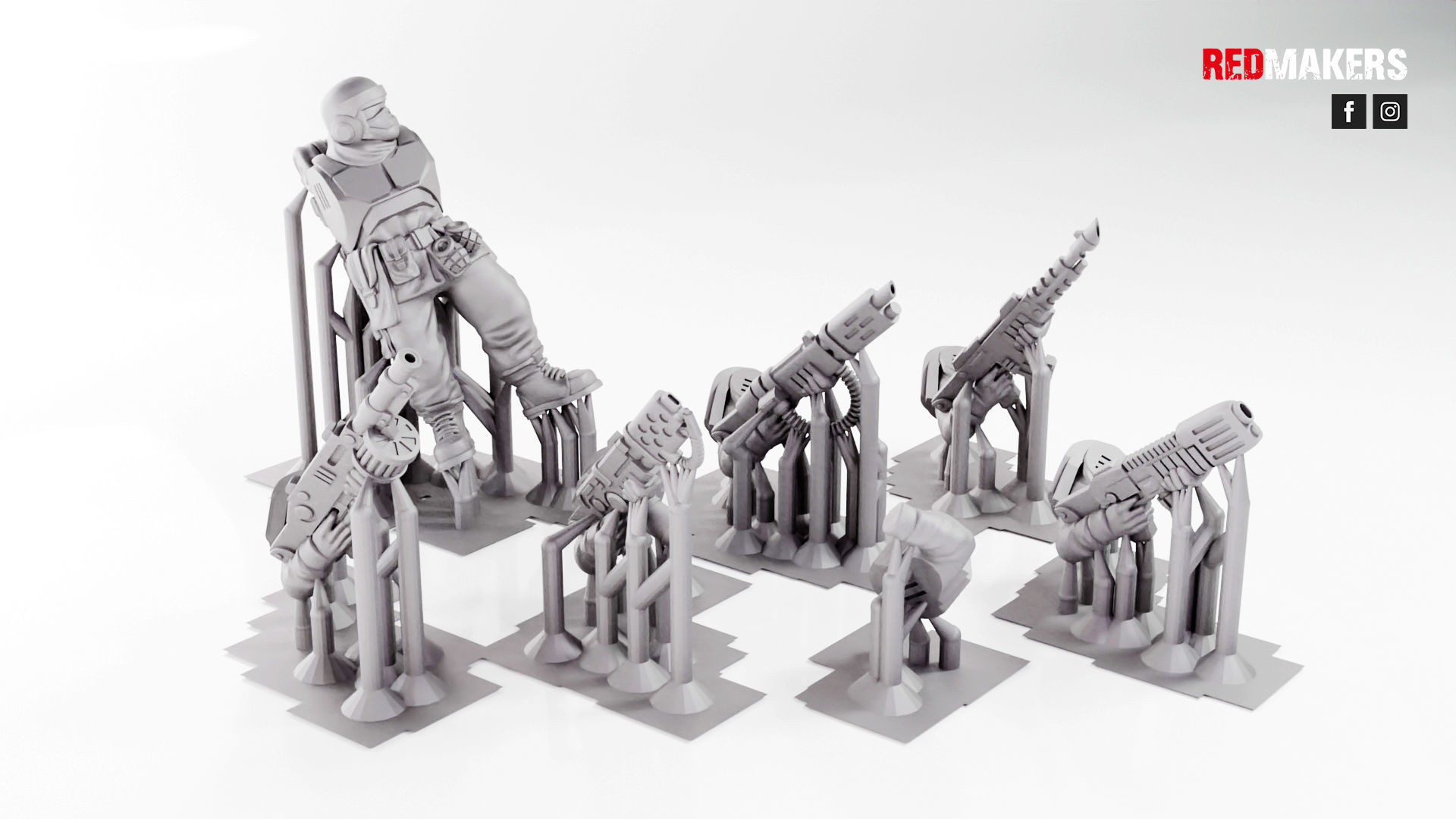 Alpha troops  - Squad of the Imperial Force 3D print model_5