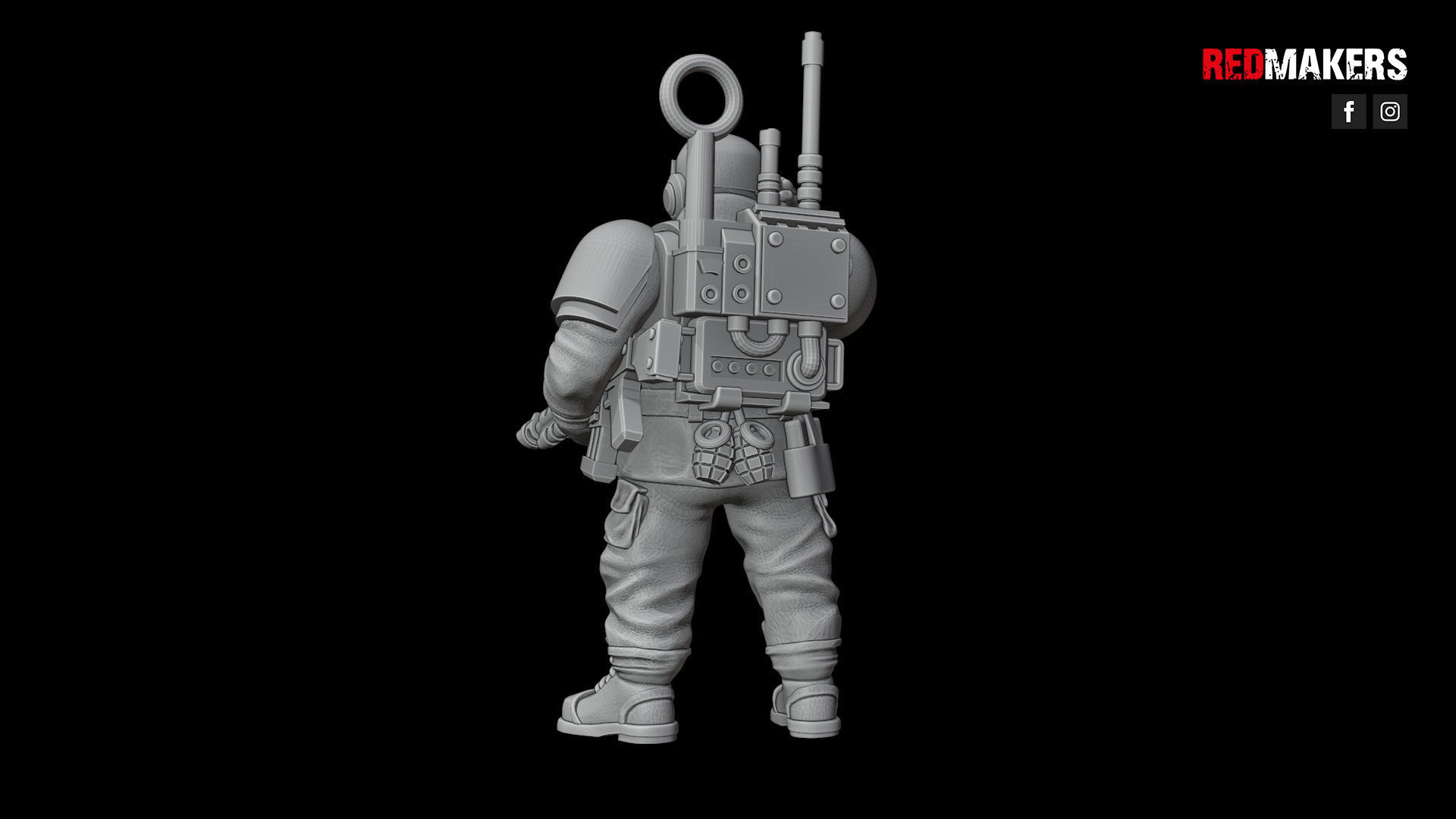 Alpha troops  - Squad of the Imperial Force 3D print model_35