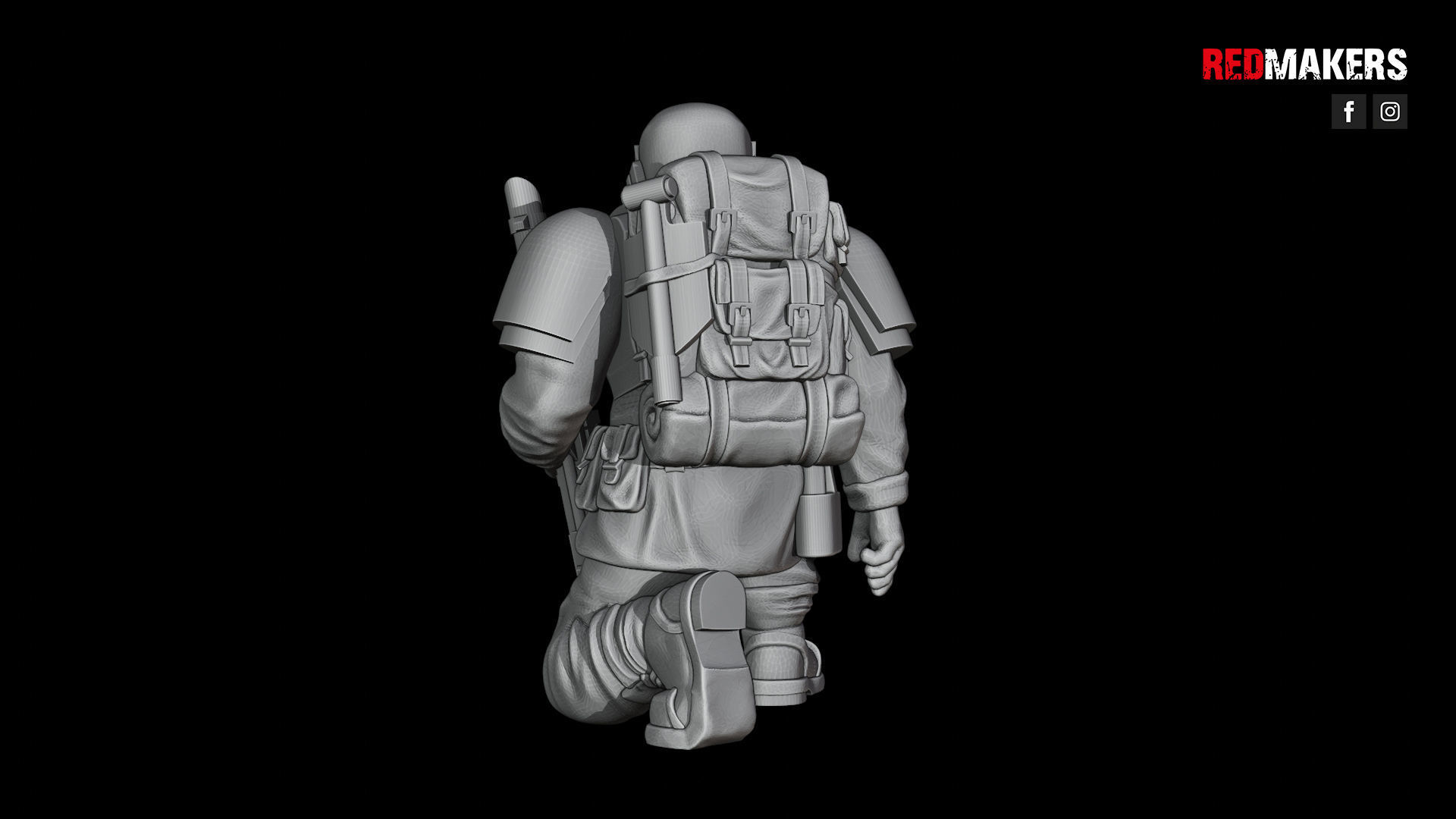 Alpha troops  - Squad of the Imperial Force 3D print model_47