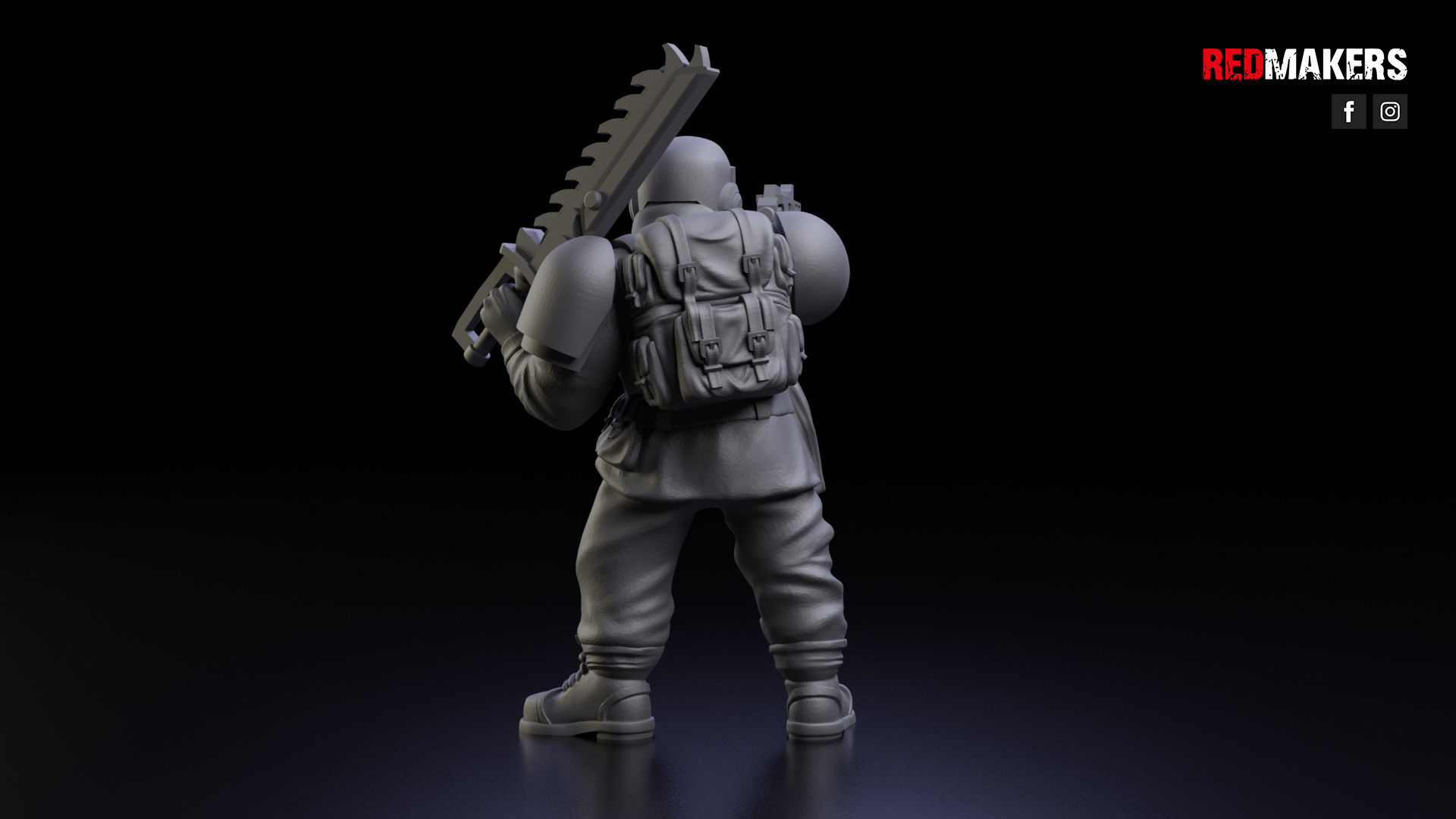 Alpha troops  - Squad of the Imperial Force 3D print model_7