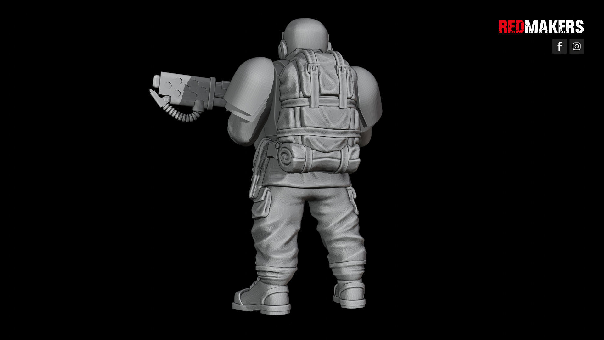 Alpha troops  - Squad of the Imperial Force 3D print model_41